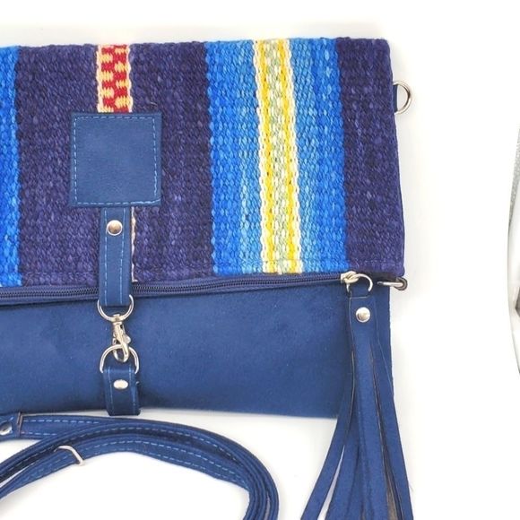 Suede Sheep Wool Handbag - Picture 3 of 14